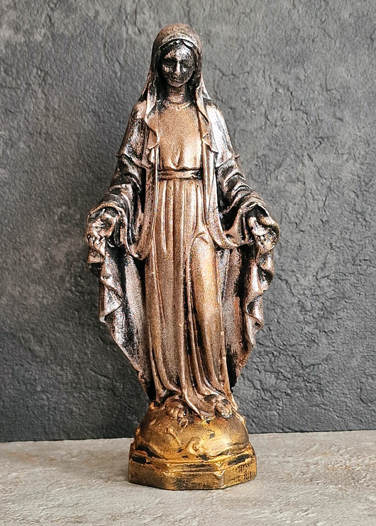 figurki i rzeźby Rzeźba Matka Boska złota wys. 14,2 cm