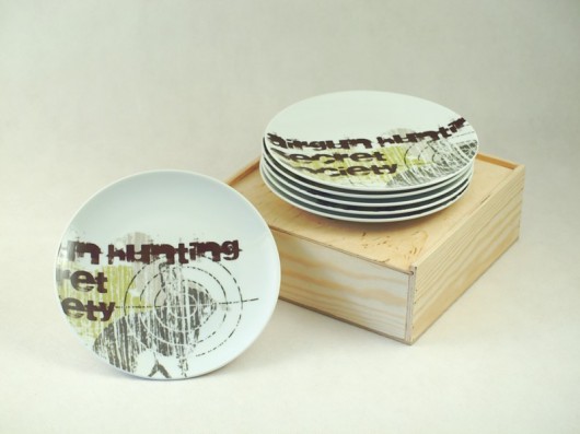 Talerze AIRGUN grungE Clock Wood Studio