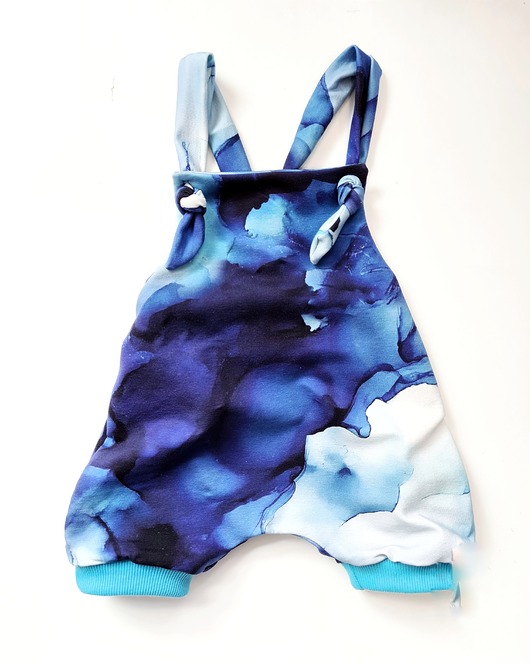 Ogrodniczki akwarele unisex dresowe wygodne Nuna kids 