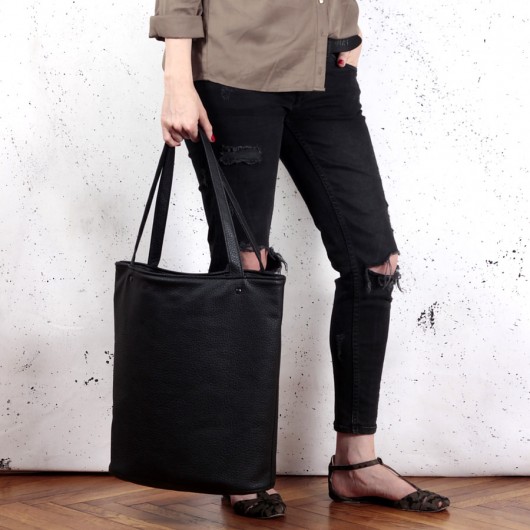 Shopper bag xl czarna hairoo