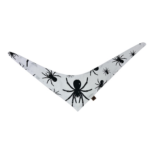 ubranka dla zwierząt Bandana wiązana halloween pająki dla psa rozmiar S (20-33cm)
