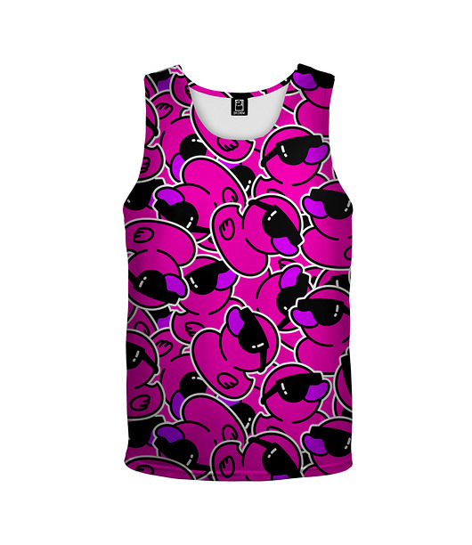 t-shirty dla dziewczynki Bokserka Top Girl DR.CROW Kaczki Pink