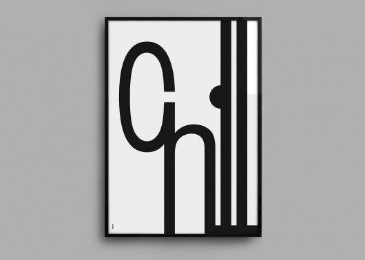CHILL!  ART PRINT | B2 |50x70 cm|  MASPARTU