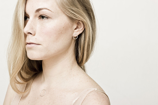 KOŁO MAKSIMUM kolczyki,  srebro Magdalena Paszkiewicz Jewellery