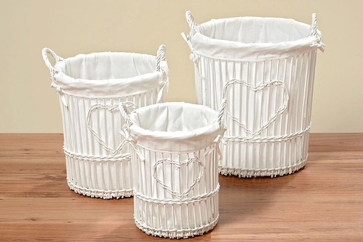 Kosze wiklinowe 3 szt. MIA home
