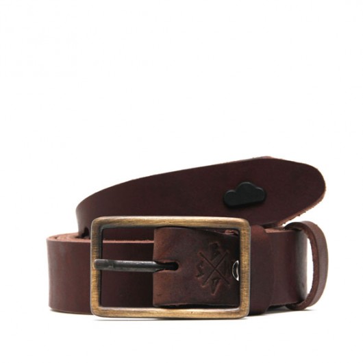 Pasek Classic Brown 30 Black Dots