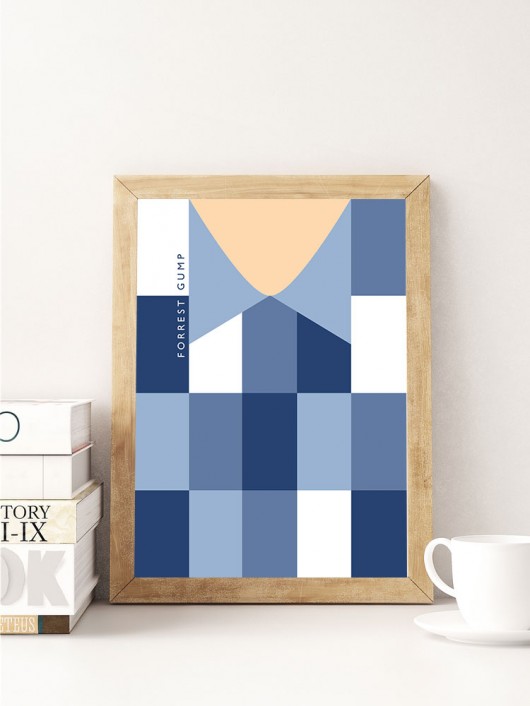 Forrest Gump - A3 - plakat filmowy PLAKATY GEOMETRYCZNE