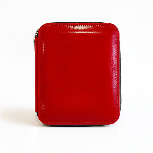 piórniki Etui na 7 piór lub długopisów do 12 cm długości - czerwone