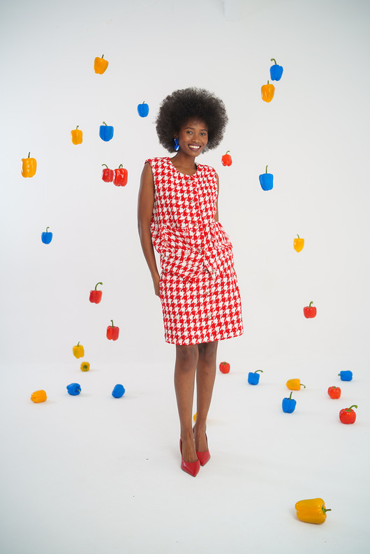 spódnice mini Spódnica Chic Tweed Skirt