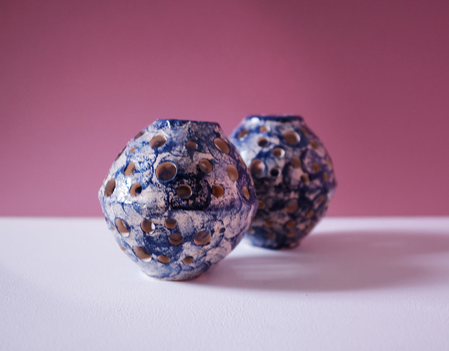 Ceramiczne świeczniki na tealight-y Clay Republic