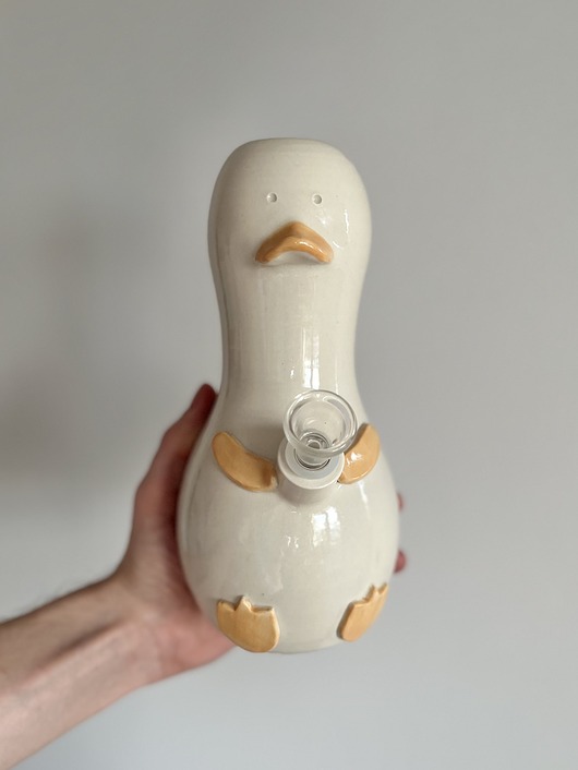 akcesoria różne BONGO ceramiczne  GĘŚ, lufka, fajka wodna