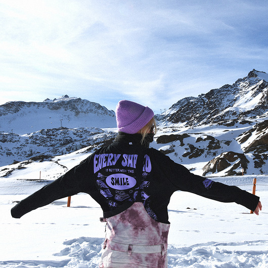 bluzki z długim rękawem damskie Czarny Longsleeve Shrooms