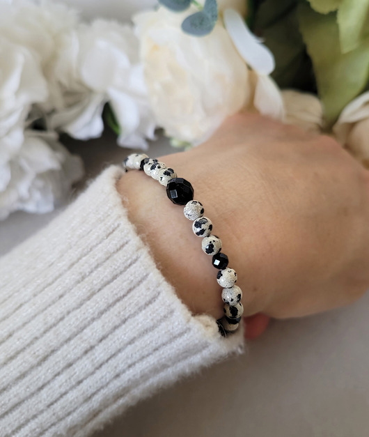 bransoletki z kamieni naturalnych OCHRONA i pozytywne nastawienie z Turmalinem