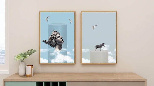 grafiki i ilustracje Autorska grafika (zestaw 2 szt.) - wydruk (A5-A2)