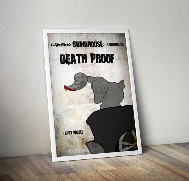grafiki i ilustracje Plakat Grindhouse: Death Proof