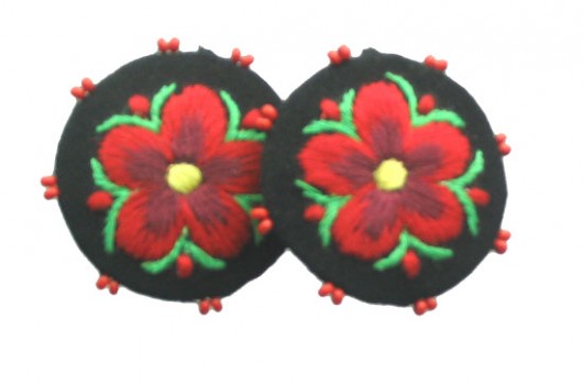 kolczyki little ROSA na ludowo