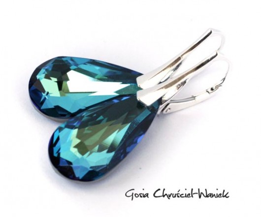 kryształ Swarovski bermuda blue Gosia Chruściel-Waniek