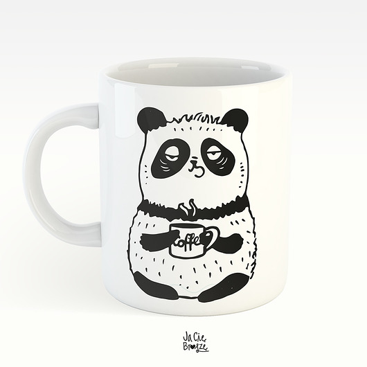 kubki Niewyspana panda