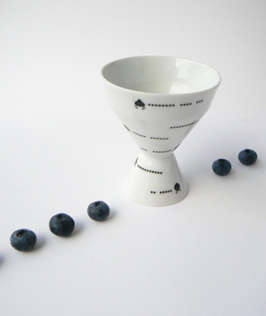 Space invadors kileiszek porcelanowy