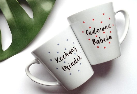 Kubki Latte BABCIA DZIADEK FarrowDesign