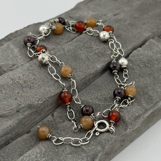 korale Kolory jesieni - naszyjnik