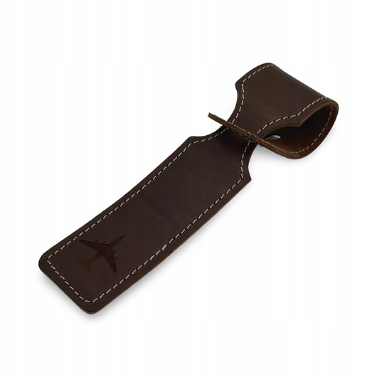 pokrowce i etui - różne Przywieszka do Walizki -Charakterystyczna- Skóra Naturalna - Parker Quality