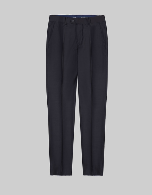 spodnie męskie Spodnie męskie corsico granatowy slim fit