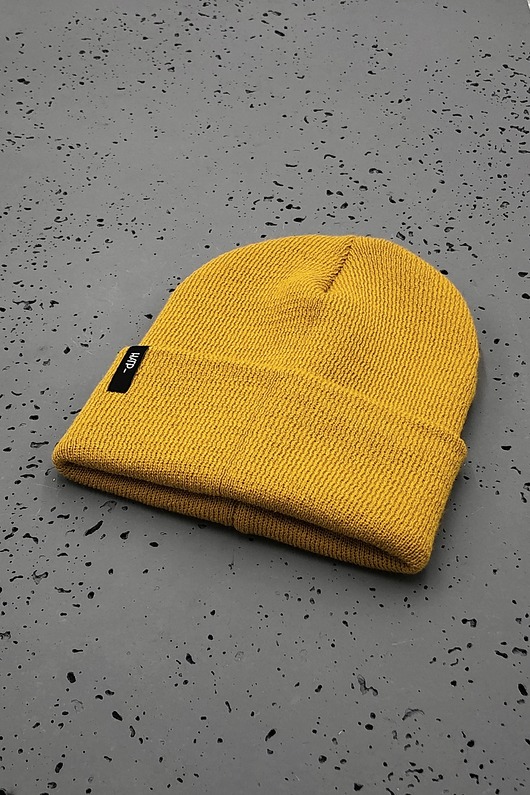 czapki damskie Czapka beanie miodowa