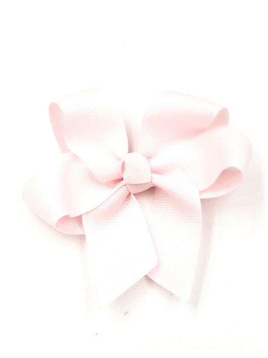 ozdoby do włosów dla dzieci Spinka do włosów duża kokarda Paola powder pink