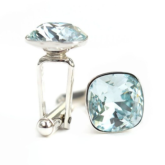 spinki do mankietów Spinki do mankietów Olivier (Light Azore)