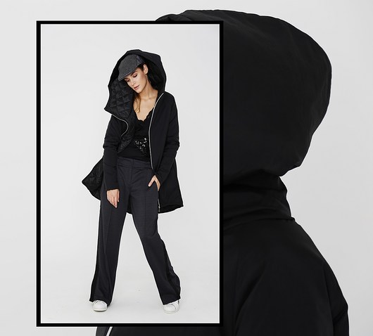 Bluza z kapturem ocieplana Macosa