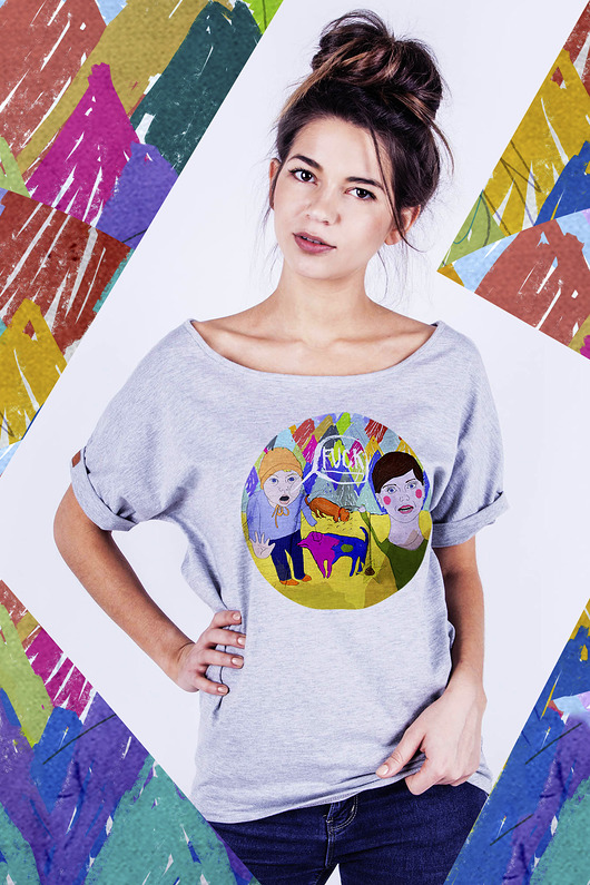 T-shirt damski `Fuck` dziendobry