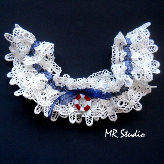 Podwiązka w stylu marynarskim MR Studio