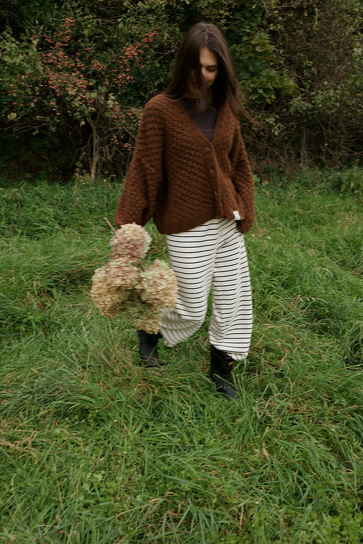 kardigany damskie Kardigan Clara czekoladowy