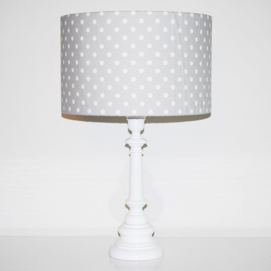 Abażur Grey Dots 40x40x25cm Majunto