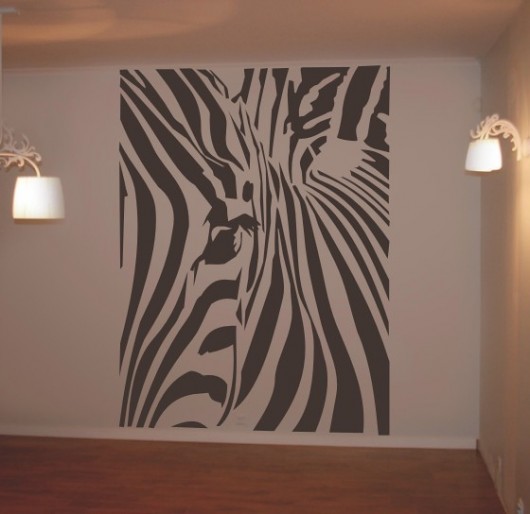 zebra na ścianę naklejka Project 8