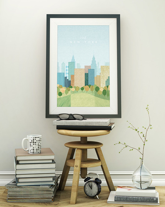 plakaty Nowy Jork - vintage plakat 50x70 cm