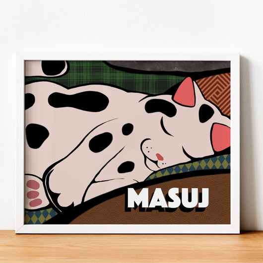 plakaty Plakat HISTERIE ZWIERZĘCE: MASUJ! (ILUSTRACJA)