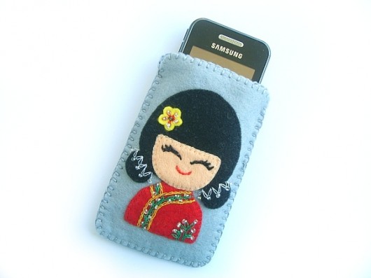 Etui na telefon Orient Girl Tulis