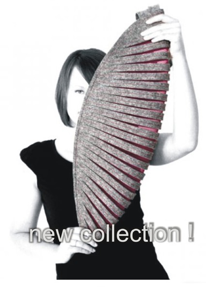 NEW COLLECTION ! STRETCH ME fuksja felt label