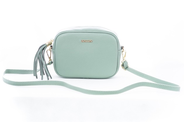 torby na ramię Torebka skórzana na ramię kolor zielony (miętowy) (6890)