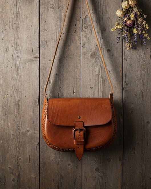 torby na ramię Torebka skórzana ręcznie robiona góralska Elena na ramię skóra