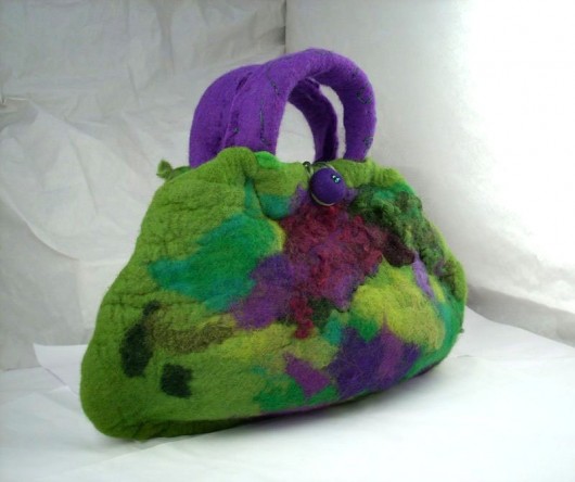 Jedwabnofilcowa Torebka: Living Bag filcant