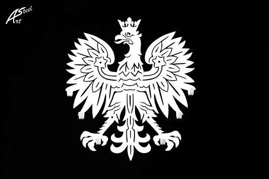 Godło orzeł wieszak na ubrania dekoracja prezent ArtSteel