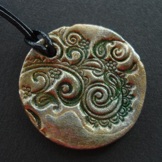 Ornament w zieleni Iris Szarooka