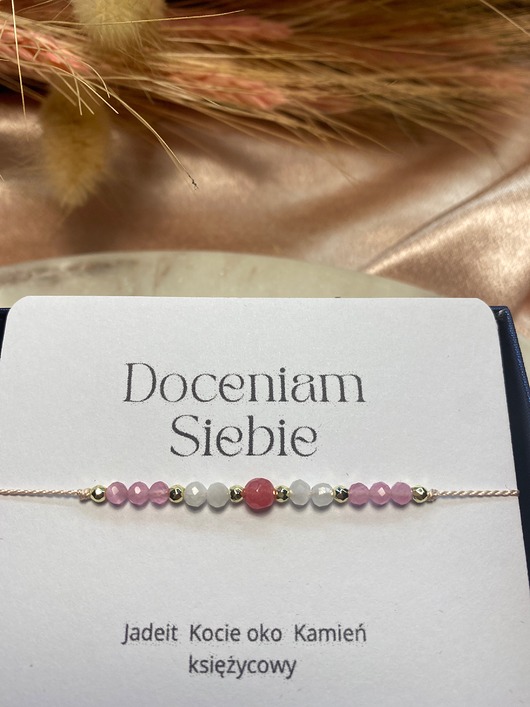 bransoletki na sznurku Bransoletka na nici - DOCENIAM SIEBJE Bransoletka intencyjna