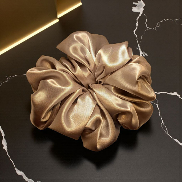 gumki do włosów Scrunchie X XL .Satynowa gumka