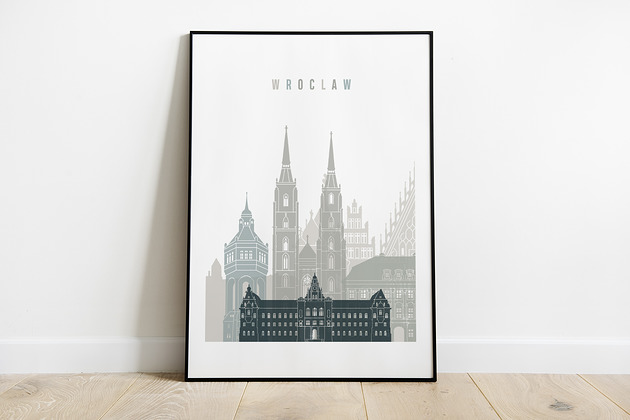 Wrocław plakat, grafika,obraz Pas De LArt