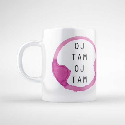 Oj tam kółko kubek ONE MUG A DAY