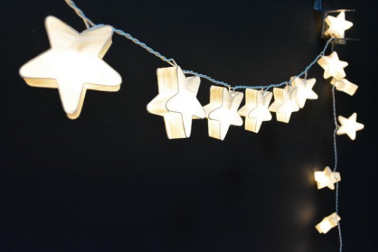 Lampki White Stars Wedding qule